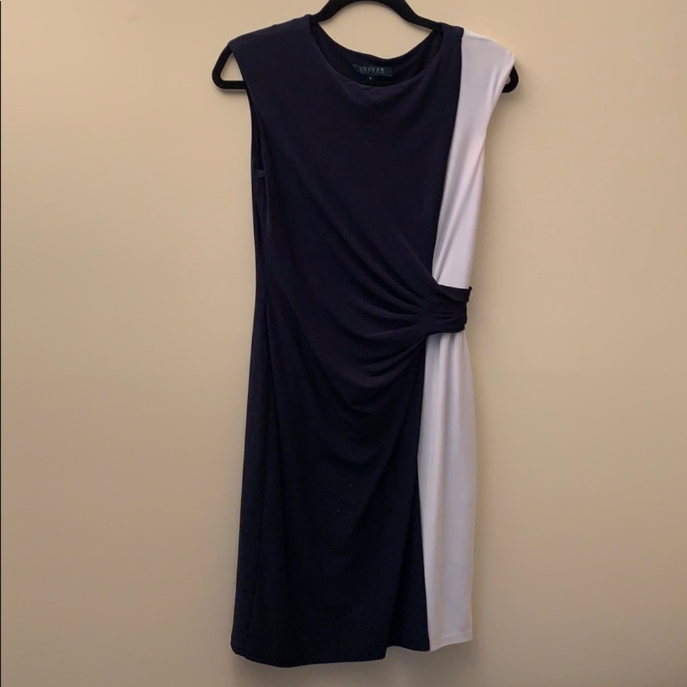 Ralph Lauren White & Blue Dress